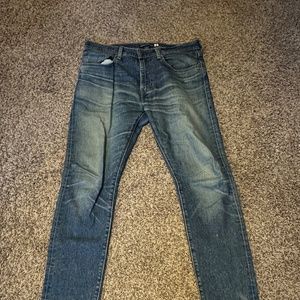Levi's Made and Crafted 512 Slim Taper Selvedge Blue Jeans Made in Japan